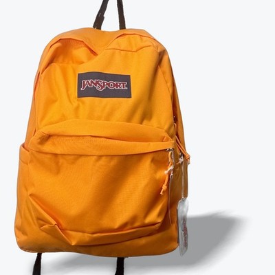 JanSport SuperBreak One Backpack Orange School Travel Bag NWT 16X12