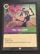 Disney Lorcana Reign of Jafar Pull the Lever Cold Foil 80/204