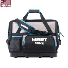 Durable 18 Inch Tool Bag Waterproof Bottom Padded Handles 42 Pocket Organizer US