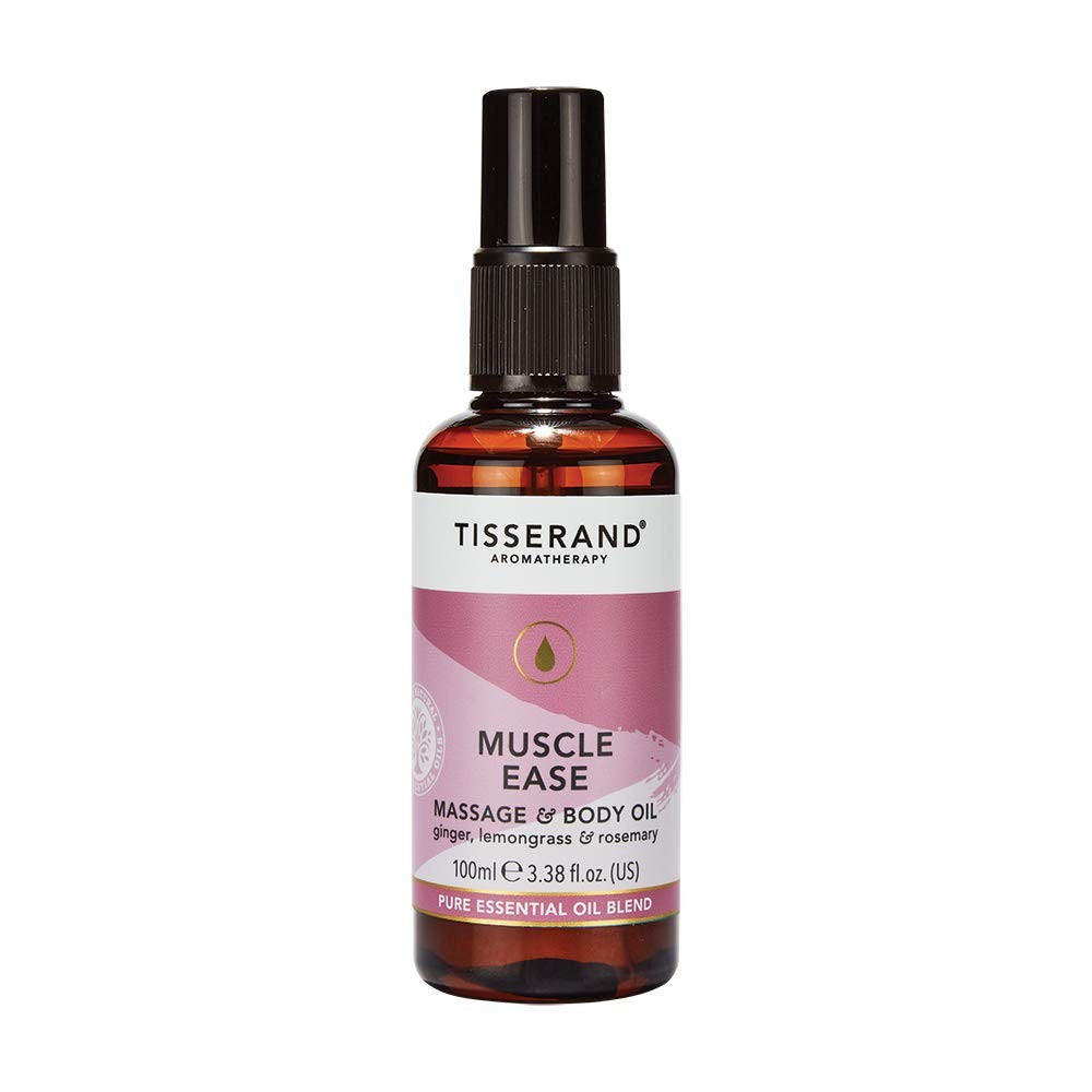 Tisserand Muscle Ease Massage & Body Oil - 100ml | Rosemary, Lemongrass, Ginger Essential Oil Blend, 100% Natural Pure Essential Oils, Uncompromising Quality, Certified Vegan - Image 2