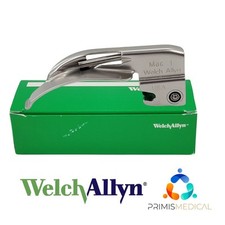 Welch Allyn 69061 Fiber Optic Laryngoscope Blade Miller Size 1 Green Standard