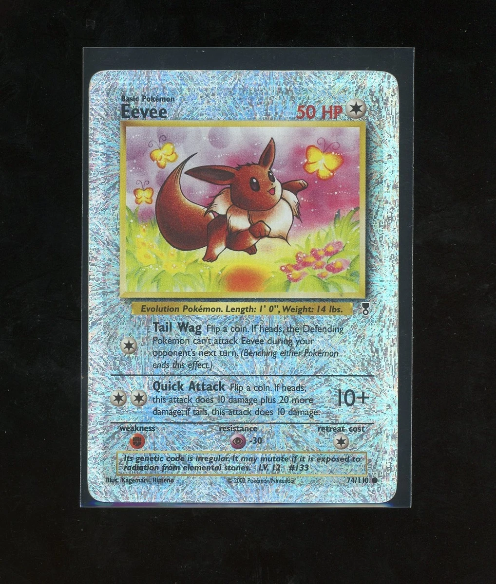 Eevee Pokémon TCG Legendary Collection Individual Collectible Card