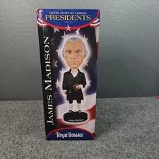 Royal Bobbles James Madison Collectible Bobblehead Statue