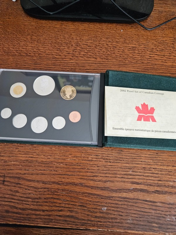 2002 Canada 8pc Golden Jubilee Silver, Proof Set w/OGP 1.69oz ASW 