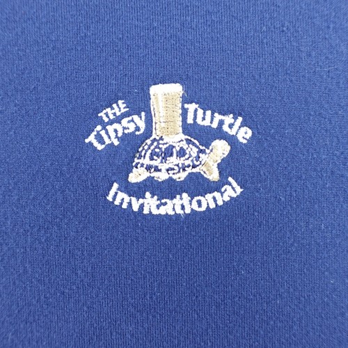 Holderness & Bourne Hoodie Shirt Mens Large Navy Jackson Tipsy Turtle Golf Logo - Picture 4 of 17