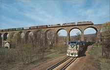 Scenic Railroad Erie Lackawanna Starrucca Viaduct Train Jim Shaughnessy Vintage