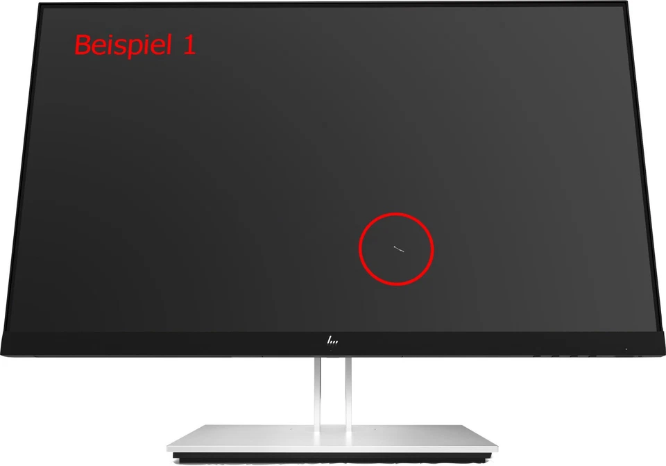 HP E24u G4 23,8-Zoll Monitor IPS FHD 1920x1080 DP HDMI USB-C USB 5ms (Kratzer) - Bild 2 von 3