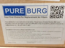 2 Pack Pure Burg Air Purifier Filter Megawise EP1235A New