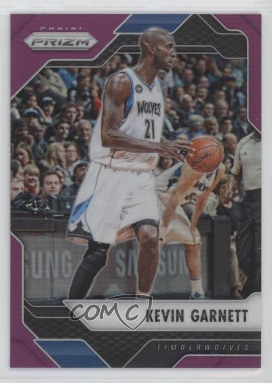 2016-17 Panini Prizm Purple Prizm 18/75 Kevin Garnett #264 HOF 0mr3