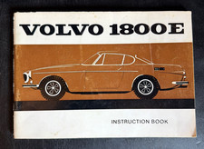 1970 1971 1972 Volvo P1800e P1800 E Instruction Book Owners Manual 1970 1971 1972 Volvo P1800e P1800 E Instruction Book Owners Manual