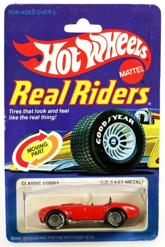 Vintage Hot Wheels Classic Cobra Real Riders Series - 2535 NRFP 1982 Malaysia