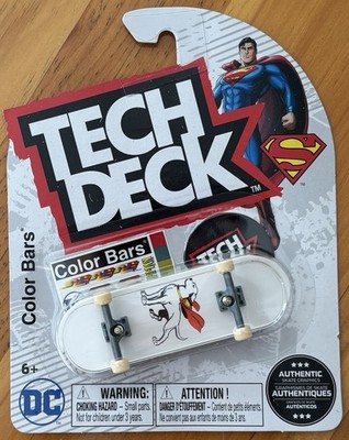 TECH DECK TARGET ONLY COLOR BARS SUPERMAN DC SUPER DOG Fingerboard