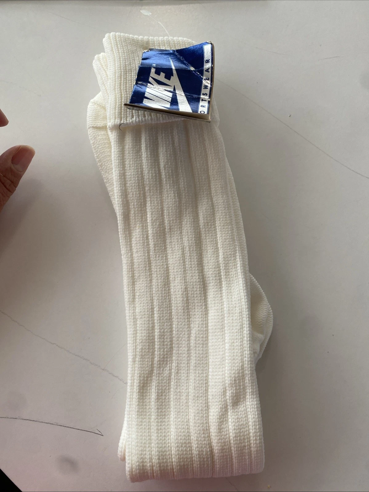 Nike Vintage Socks 1980s With Tag Tall Ribbed