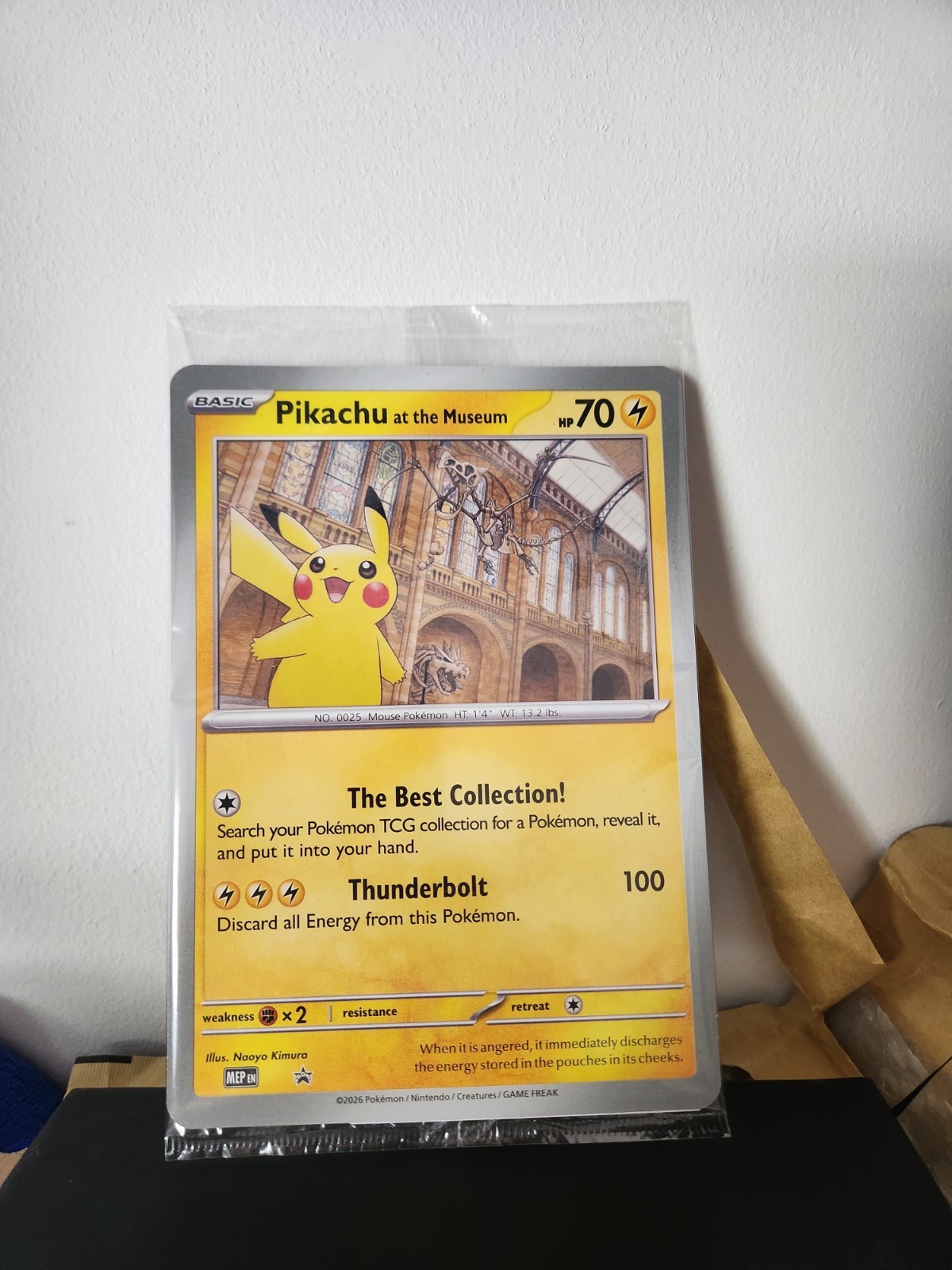 Pikachu At The Museum Pokemon Card