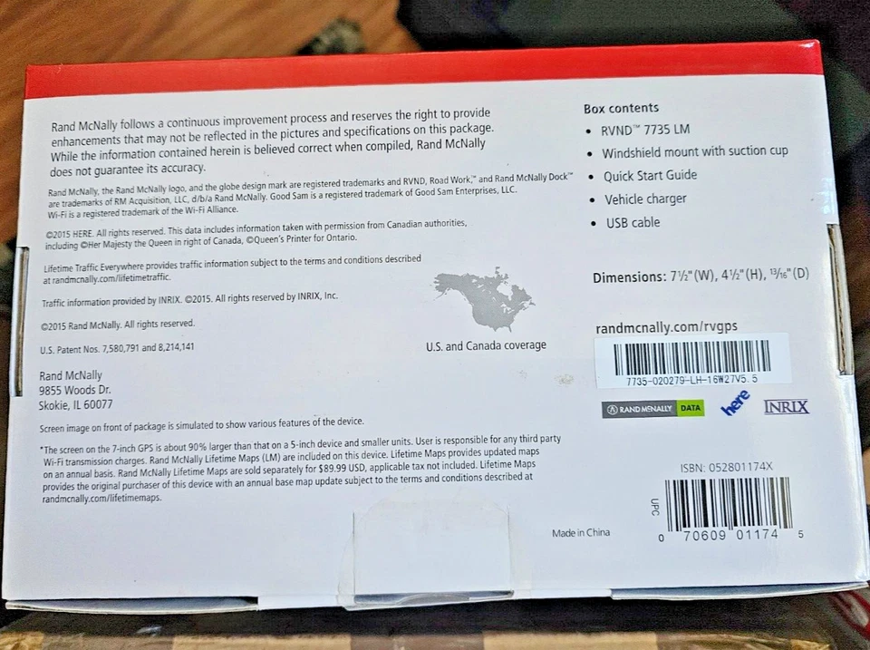 RAND MCNALLY RVND-7735 GOOD SAM RV GPS Navigation - Image 3 of 3