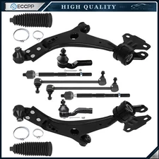 Front Control Arm and Ball Joint Tie Rod Sway Bar End For 2013-2018 Ford Focus