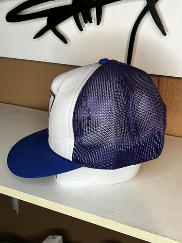 Vintage 1989 Mobil Mako Project Oil Rig Snap Back Hat - Picture 3 of 8