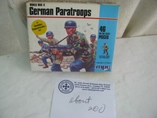 HO- German Paratroops- about 200- about 4 boxes worth