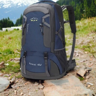 60L Männer Wandern Camping Rucksack Outdoor Reise Trekking Rucksack Tasche Damen - Bild 1 von 4