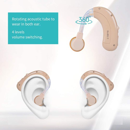 Rechargeable Digital Hearing Aid Severe Loss Invisible BTE Ear Aids
