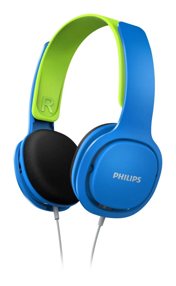 Philips SHK2000BL Kinder On-Ear Kopfhörer - Blau/Grün (SHK2000BL/00)