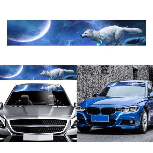 137*21CM 3D Transparent Car Trunk Front Window Decal Vinyl PVC Horror Sticker - Picture 2 of 32