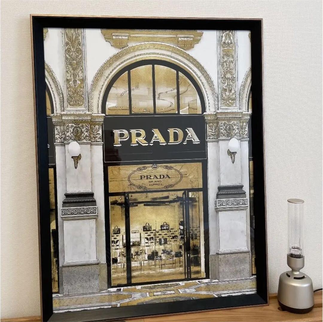 Francfranc アートボード PRADA ★T-720 Francfranc PRADA Store Art Board A Retro Modern Iconic