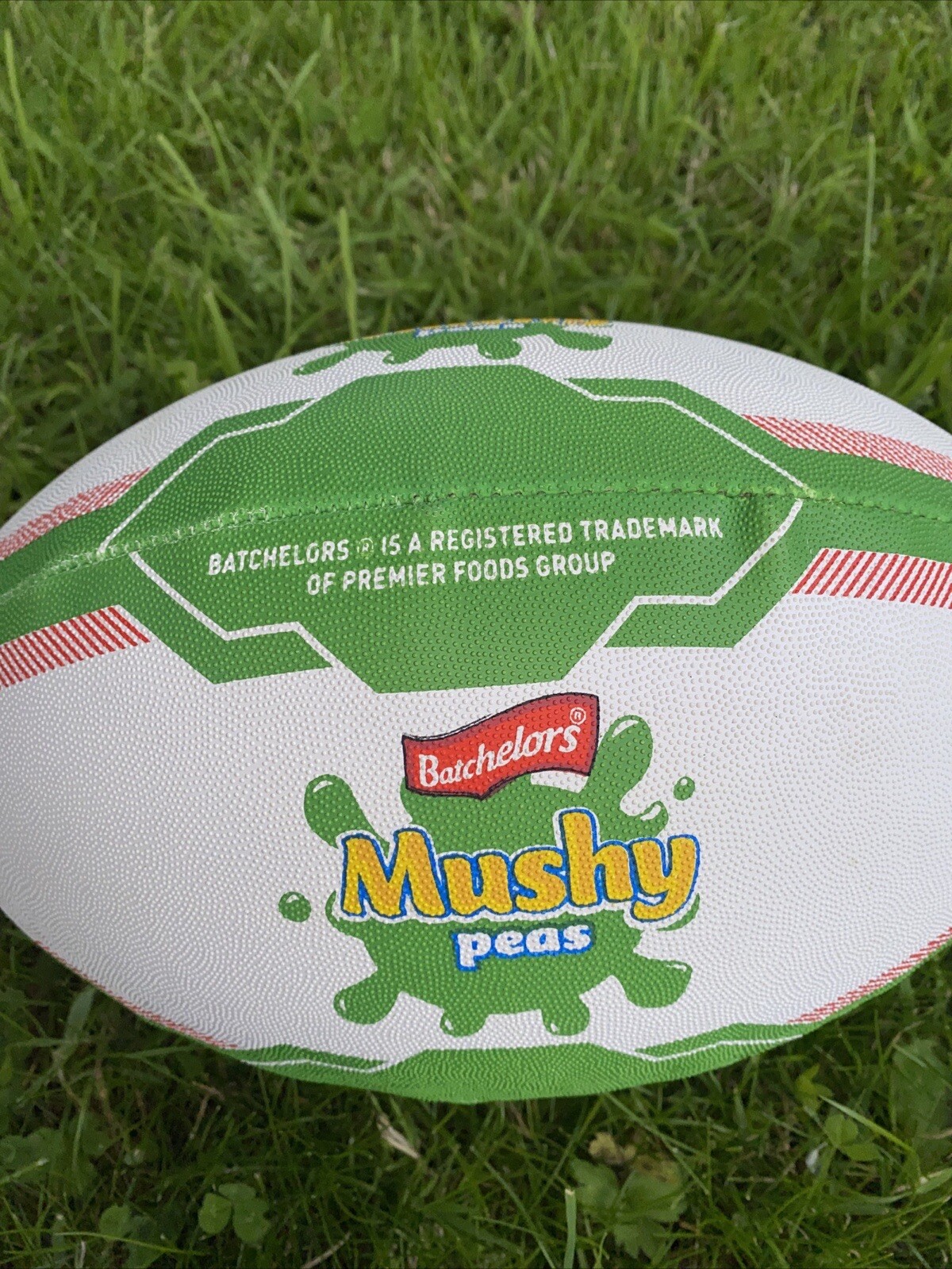 Rhino Rugby ball size 5 x50 joblot / bundle Deflated mushy Pea graphic