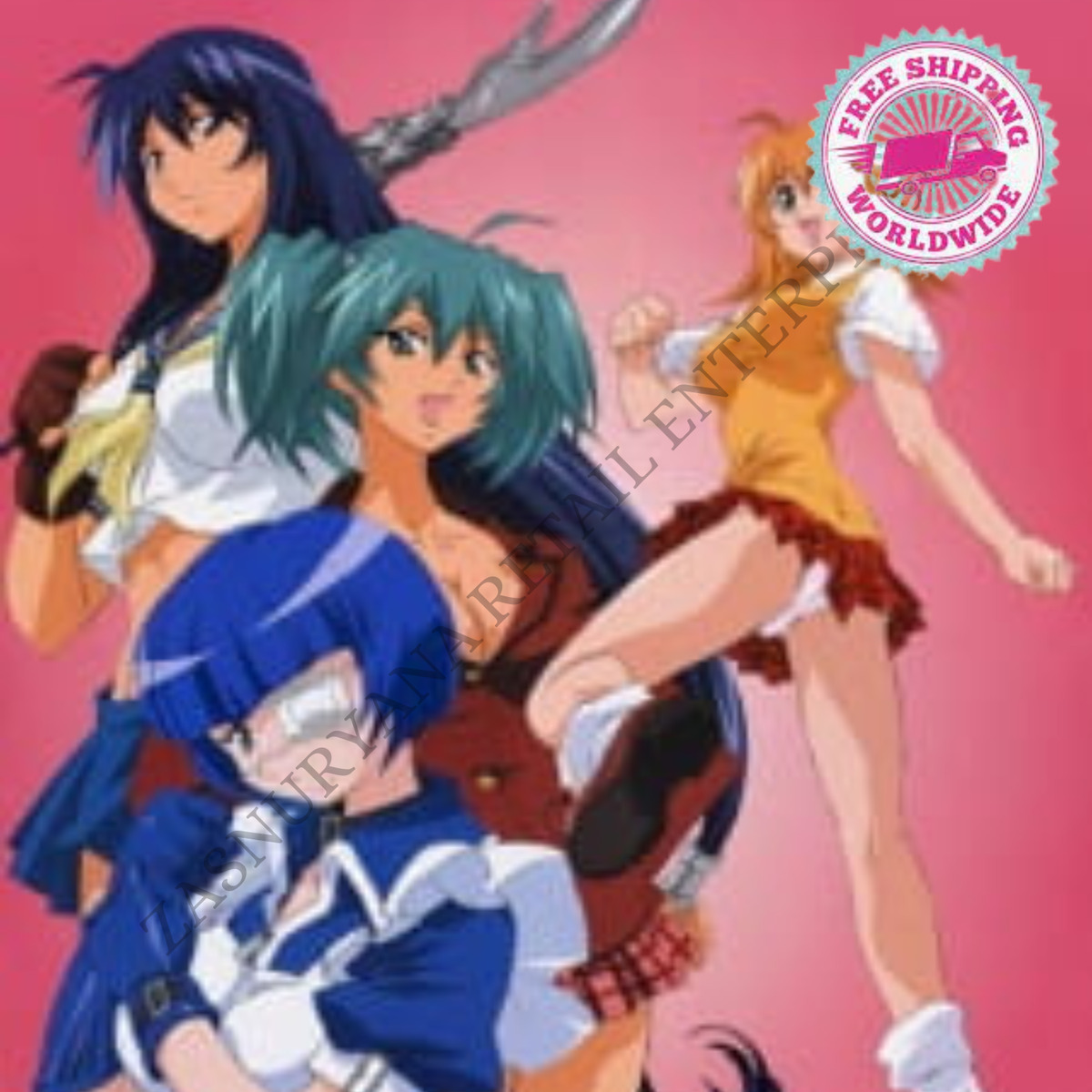 Ikki Tousen Season 1-4 + Movie + 8 OVA UNCUT DVD Dual Audio Free