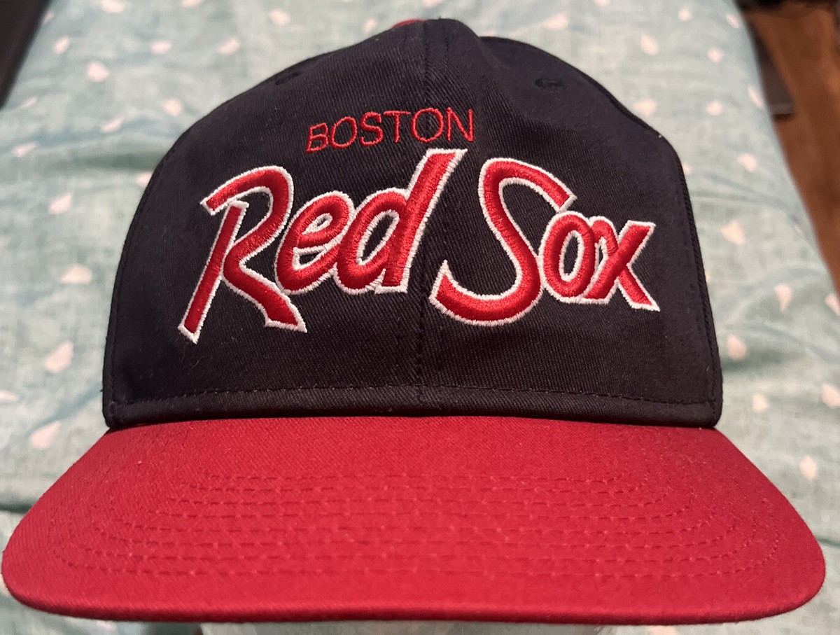SPORTS SPECIALTIES COOPERSTOWN COLLECTION BOSTON RED SOX SCRIPT SNAPBACK EUC