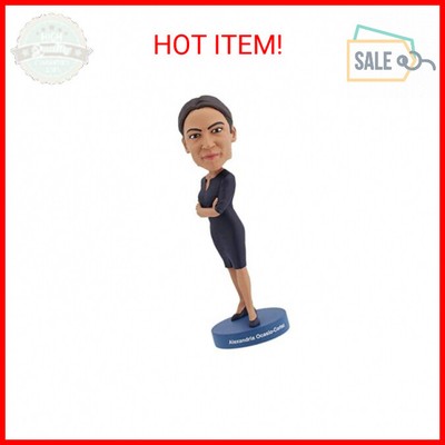 Royal Bobbles Alexandria Ocasio-Cortez Collectible Bobblehead Statue