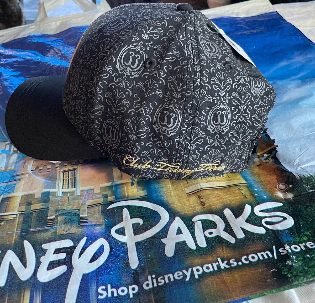 帽子 WDW Cap Black for WAKE 帽子 WDW Cap Black for WAKE Disneyland Logo Baseball Cap for