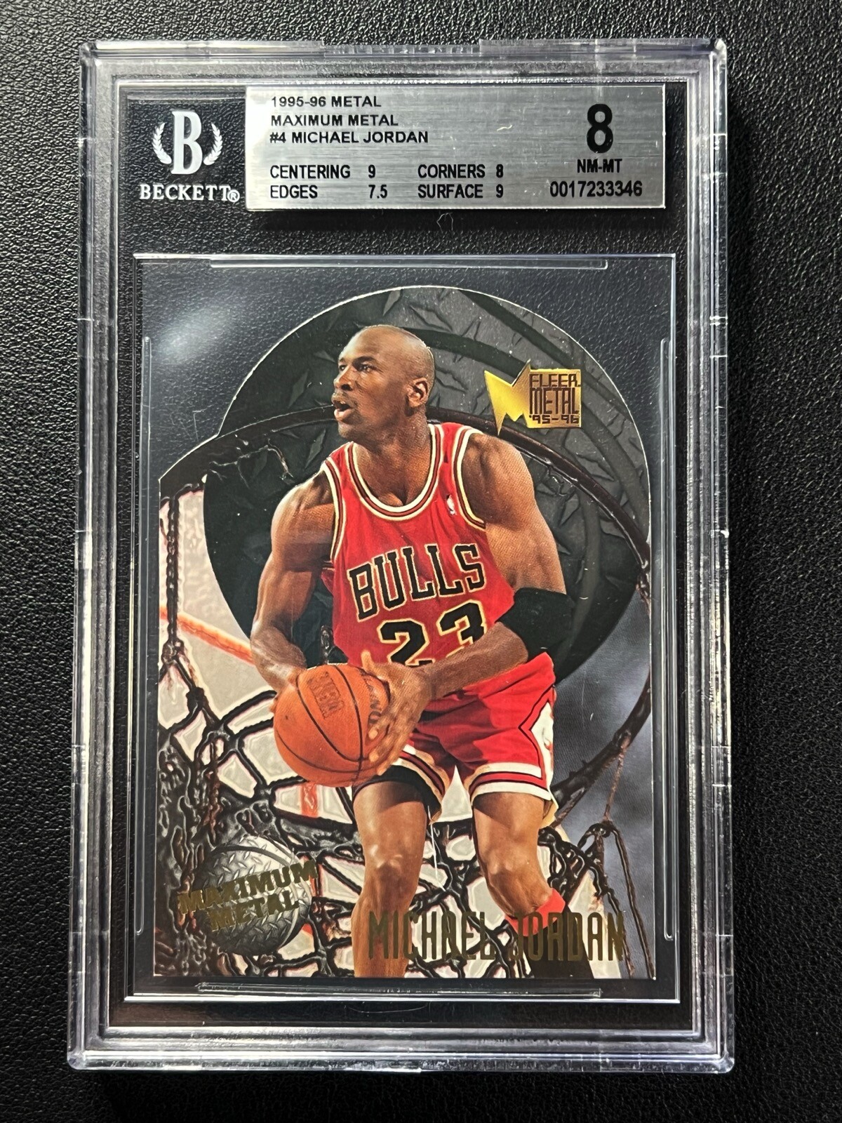 Michael Jordan 1995 Metal #4 Maximum Metal Price Guide