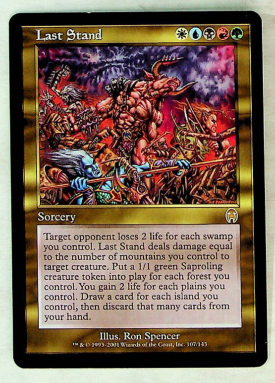 Last Stand - Apocalypse - 2001 - Magic the Gathering | eBay