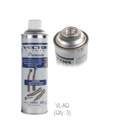 VECTOR High-performance Lubricant for KaVo Quattrocare Machine (3 Pack) (Dental
