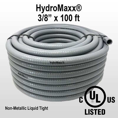 3/8'' x 100'  Flexible Liquid Tight, Non-Metallic Electrical Conduit - UL Listed