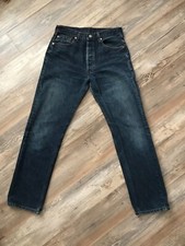 Levi's 501 Jeans Mens W32 L32 Original Fit Straight Leg Blue Denim