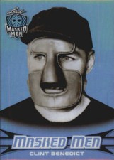 2017-18 Leaf Masked Men #2 Clint Benedict - NM-MT