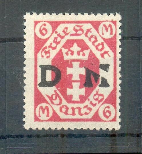 Danzig Service 26bIII Variety * MH (X5150