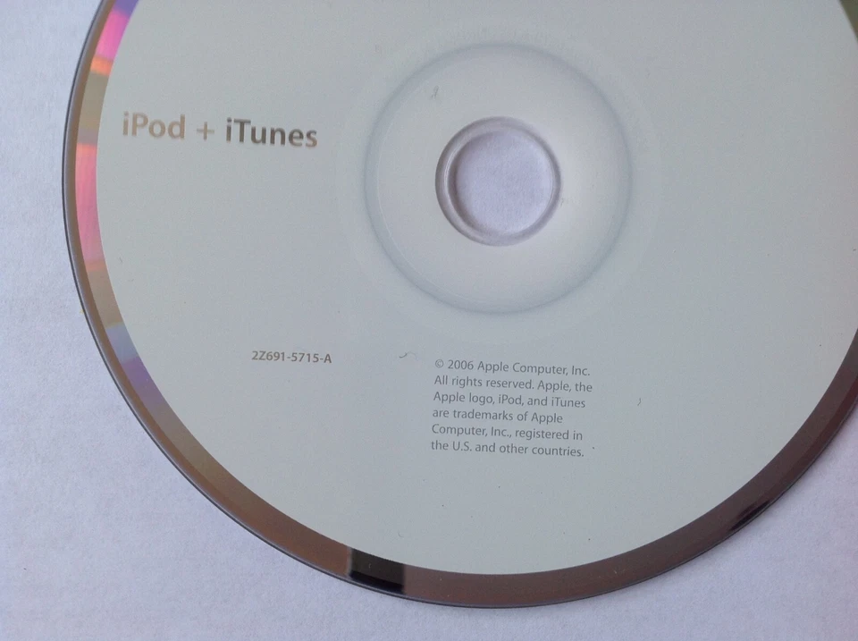 APPLE iPod and iPod Mini Install CD 2Z691-5715-A OEM 2006 Software - Image 3 of 4