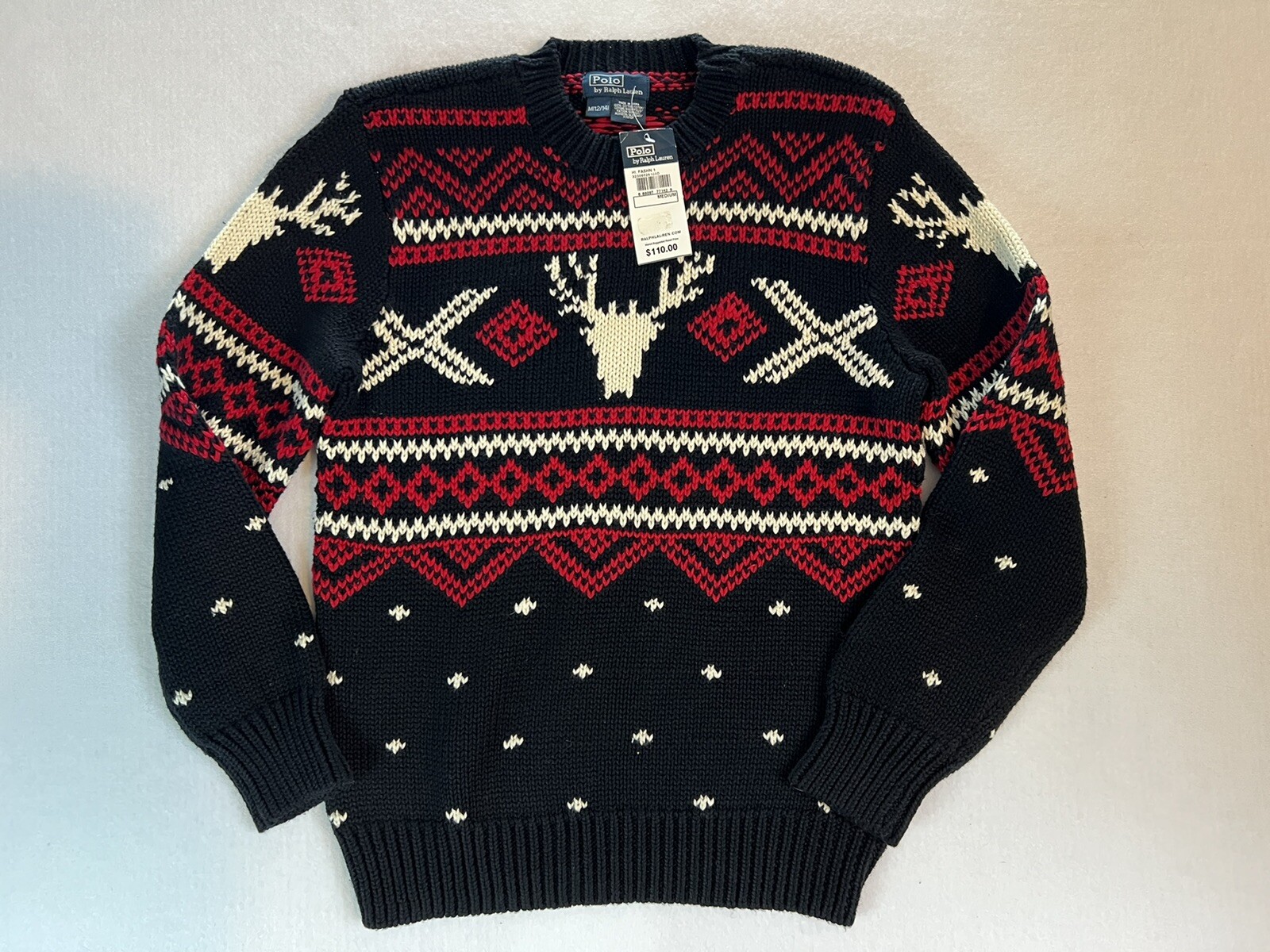 M Polo Ralph Lauren Christmas Sweater 