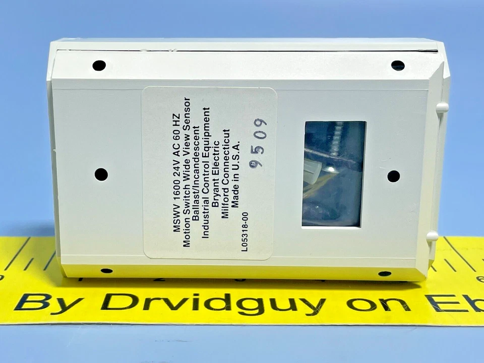 Bryant MSWV-1600 Infrared Motion Swith; Wide View Sensor; 24VAC; 20A - Image 4 of 4