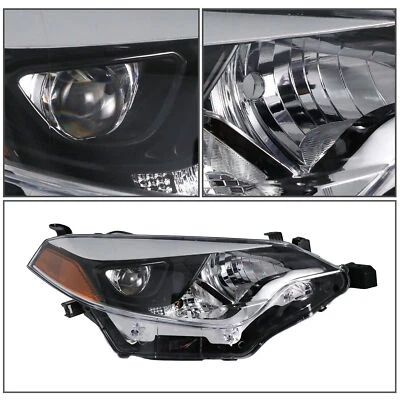 2014-2016 Toyota Corolla Headlight Assembly Pair – Left & Right Halogen/LED Combo