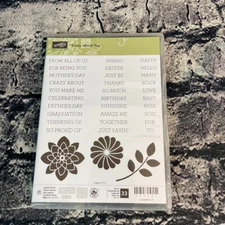 Stampin' UP! CRAZY ABOUT YOU 33pc polymer Stamps 137137