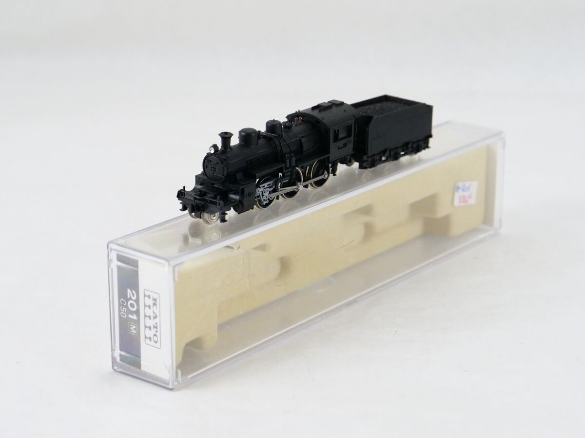 KATO Japan No. 201 M Locomotive C50 Steam With Tender Scale KATO Japan No. 201 M Locomotive C50 Steam With Tender Scale