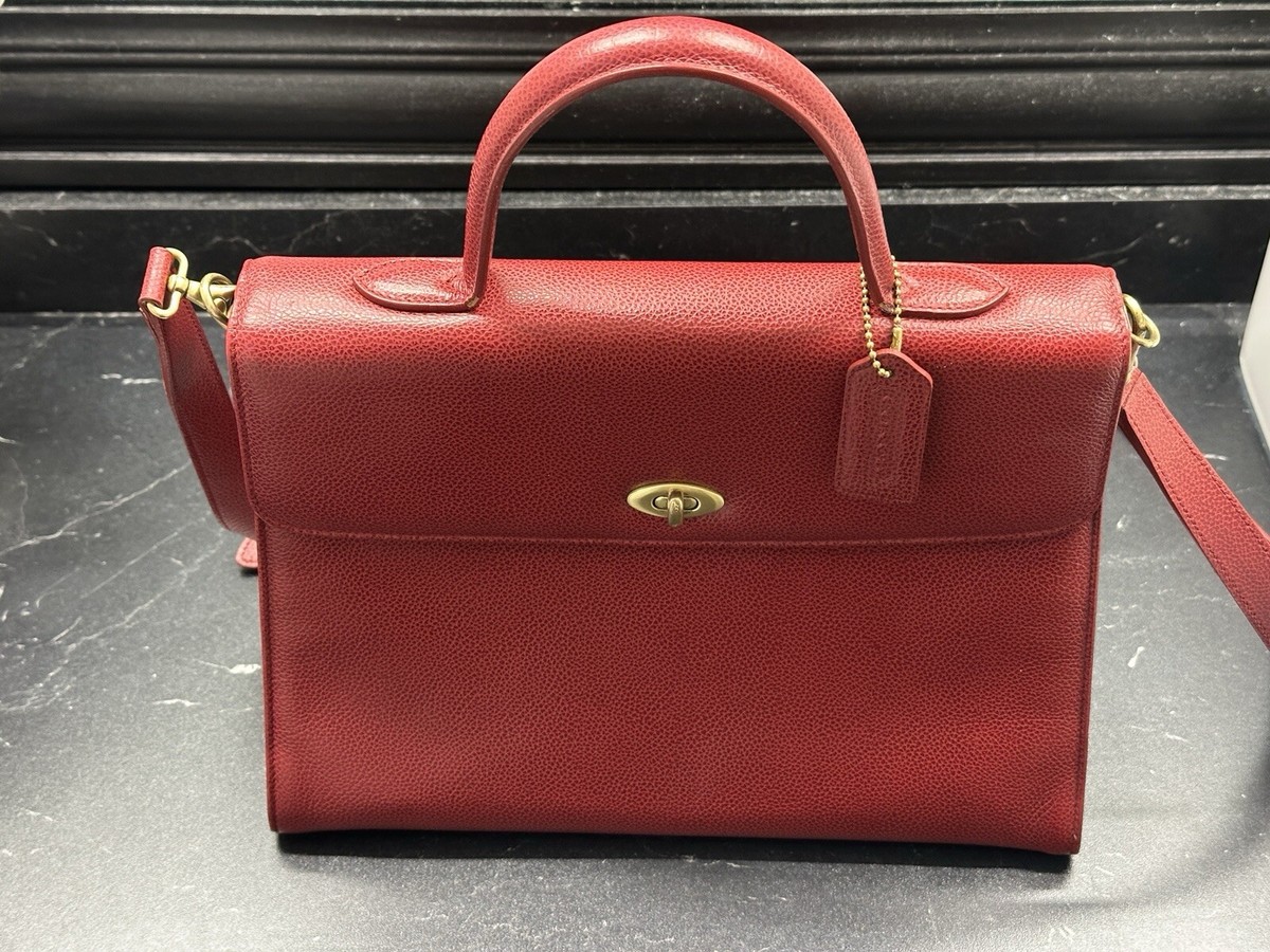 VINTAGE PRISTINE Coach Madison Biltmore Handbag Red 4414 | eBay VINTAGE PRISTINE Coach Madison Biltmore Handbag Red 4414 | eBay