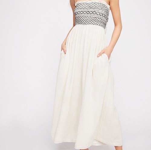 Mono Free People Carmen Convertible Una Pieza Sin Fin Verano Grande Boho $98 - Imagen 3 de 5
