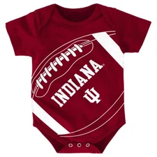 Indiana Hoosiers NCAA Outerstuff Infant Red "Fanatic" Football Creeper