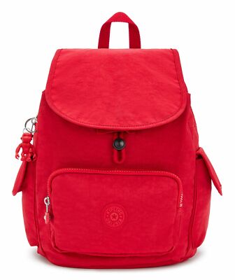 kipling Basic Eyes Wide Open City Pack S Backpack S Rucksack Tasche Red Rouge