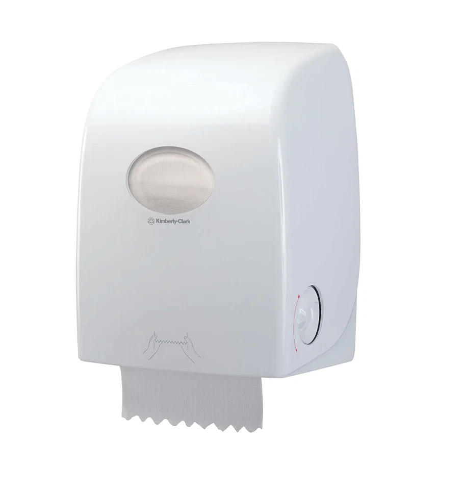 KIMBERLY-CLARK PROFESSIONAL Kimberly Clark Aquarius Rollenhandtuchspender Rollenhandtuch Spender Weiß